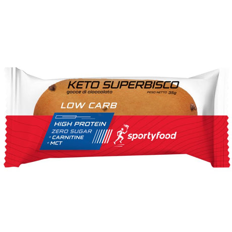 Sportyfood Keto Superbisco Con Gocce Di Cioccolato 35 Grammi