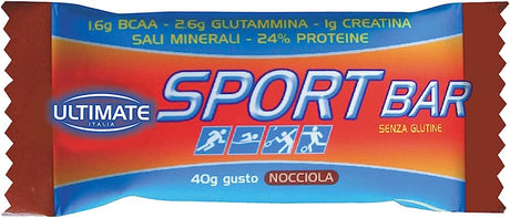 Ultimate Italia Sport Bar 1 Barretta Da 40 Grammi Gusto Nocciola