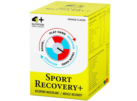 4+ Nutrition Sport Recovery+ 10 Buste Da 50 Grammi Gusto Arancia