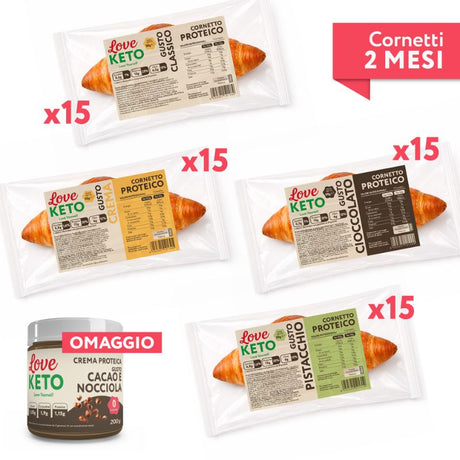 Love Keto Kit Cornetti 2 Mesi