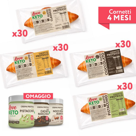 Love Keto Kit Cornetti 4 Mesi