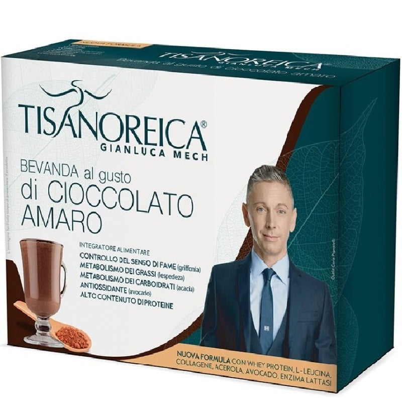 TISANOREICA BEVANDA AL GUSTO DI CIOCCOLATO AMARO 4 BUSTE DA 34 GRAMMI