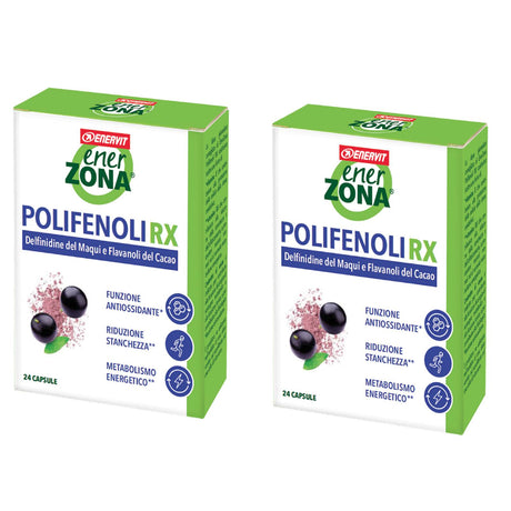 ENERZONA POLIFENOLI RX 2 CONFEZIONI DA 24 CAPSULE