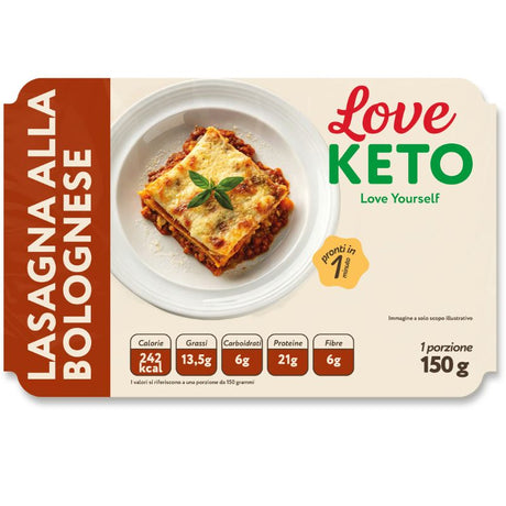 Love Keto Lasagna Proteica Alla Bolognese 150 Grammi