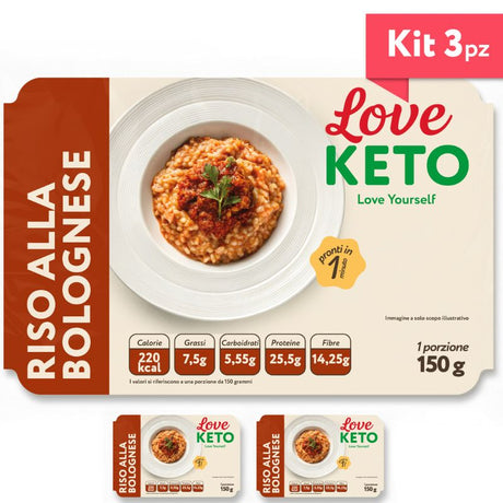 Love Keto Riso Proteico Alla Bolognese 150 Grammi