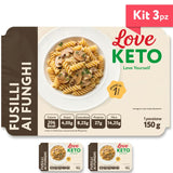 Love Keto Fusilli Proteici Ai Funghi 150 Grammi