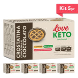 Love Keto Crostatina Con Crema Al Cioccolato 3 Confezioni Da 40 Grammi