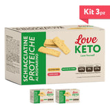 Love Keto Schiacciatine Proteiche Al Rosmarino 4 Confezioni Da 30 Grammi