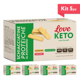 Love Keto Schiacciatine Proteiche Al Rosmarino 4 Confezioni Da 30 Grammi