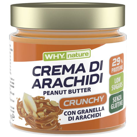 WHY NATURE CREMA DI ARACHIDI CRUNCHY 350 GRAMMI