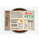 Love Keto Focaccia Proteica Low Carb alle Olive Nere 60 Grammi