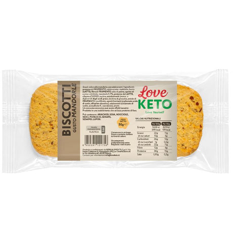 Love Keto Biscotti Proteici Mandorla 50 Grammi