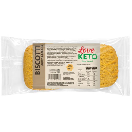 Love Keto Biscotti Proteici Cocco 50 Grammi
