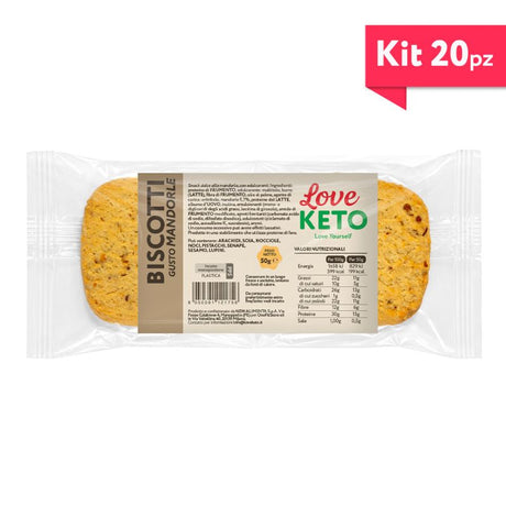Love Keto Biscotti Proteici Mandorla 50 Grammi