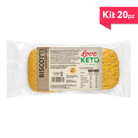 Love Keto Biscotti Proteici Cocco 50 Grammi