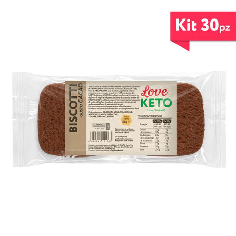Love Keto Biscotti Proteici Cacao 50 Grammi