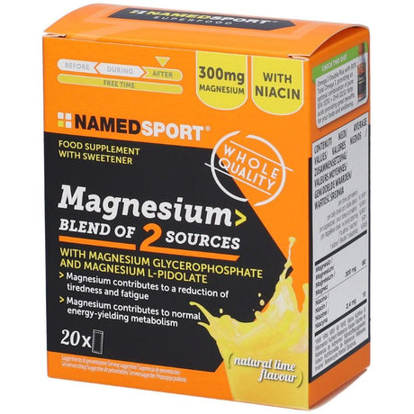 NAMED SPORT MAGNESIUM BLEND OF 2 SOURCES 20 X 3,5 GRAMMI