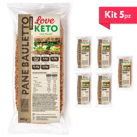 Love Keto Pane Bauletto Cereali 360 Grammi