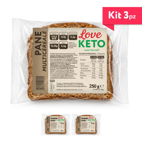 Love Keto Pane Multicereale Da 250 Grammi