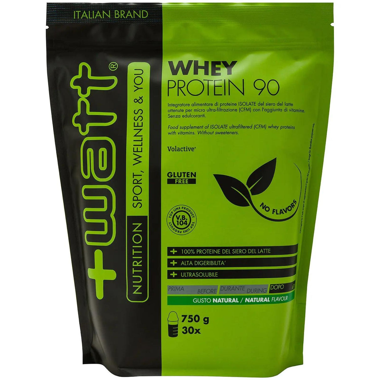 +WATT WHEY PROTEIN 90 DOYPACK DA 750 GRAMMI