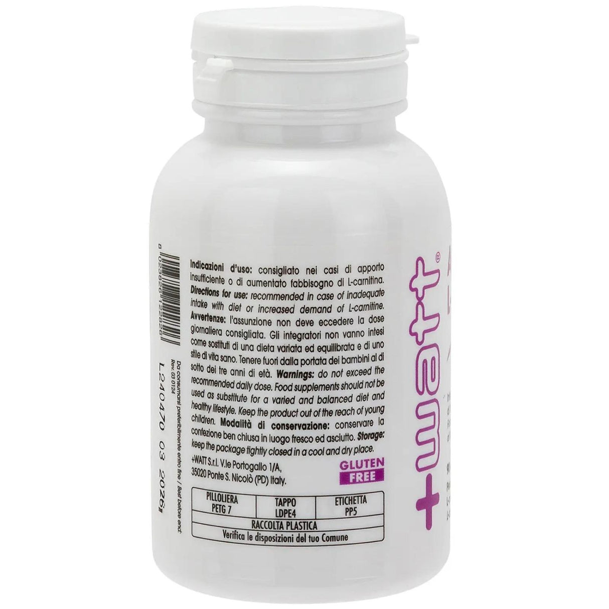 +WATT ACETIL L-CARNITINA+ 90 CAPSULE