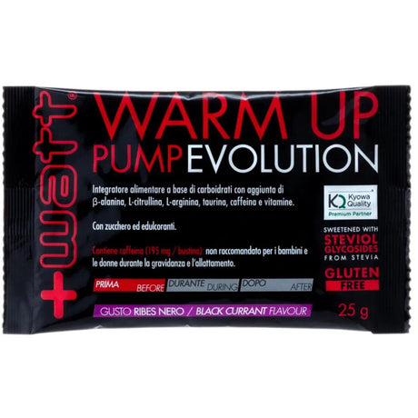 +WATT WARM UP PUMP 1 BUSTINA DA 25 GRAMMI GUSTO RIBES NERO