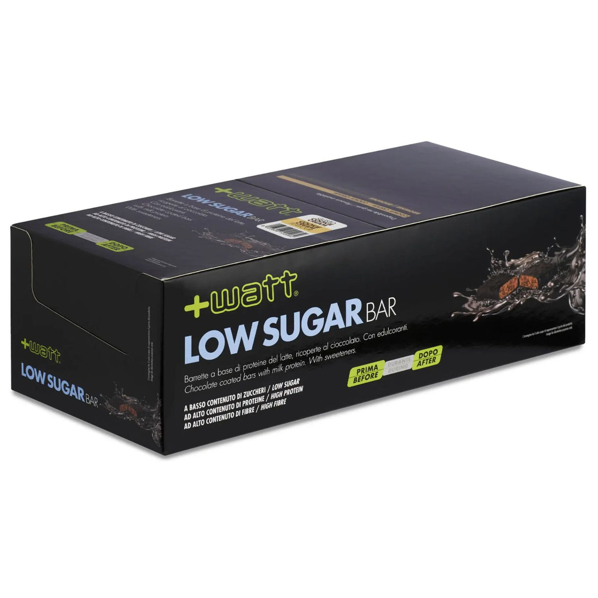 +WATT Low Sugar Bar Box Da 24 Barrette Da 50 Grammi