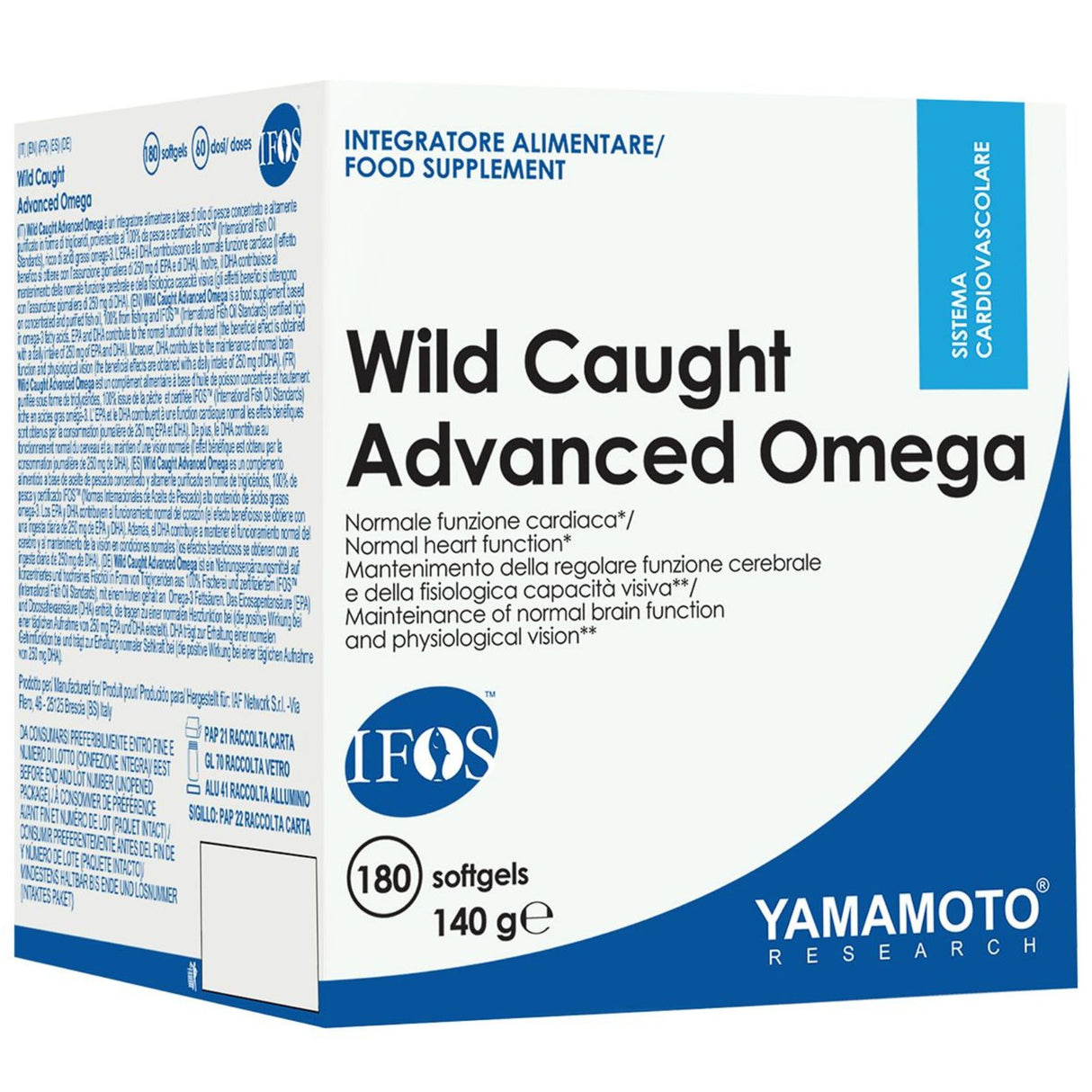 Yamamoto Research Wild Caught Advance Omega 180 Softgel