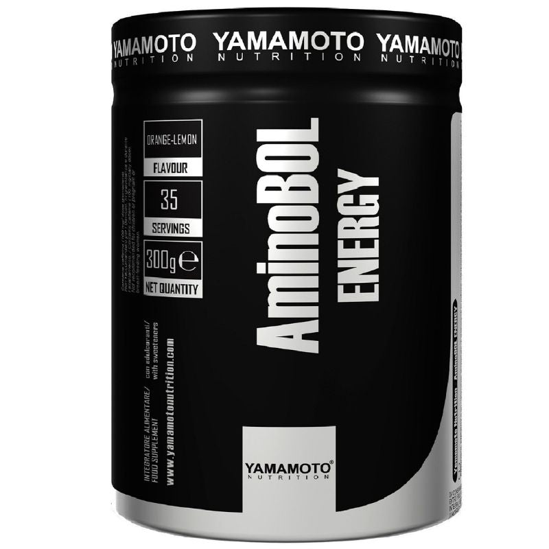 YAMAMOTO NUTRITION AMINOBOL ENERGY ARANCIA-LIMONE 300 GRAMMI