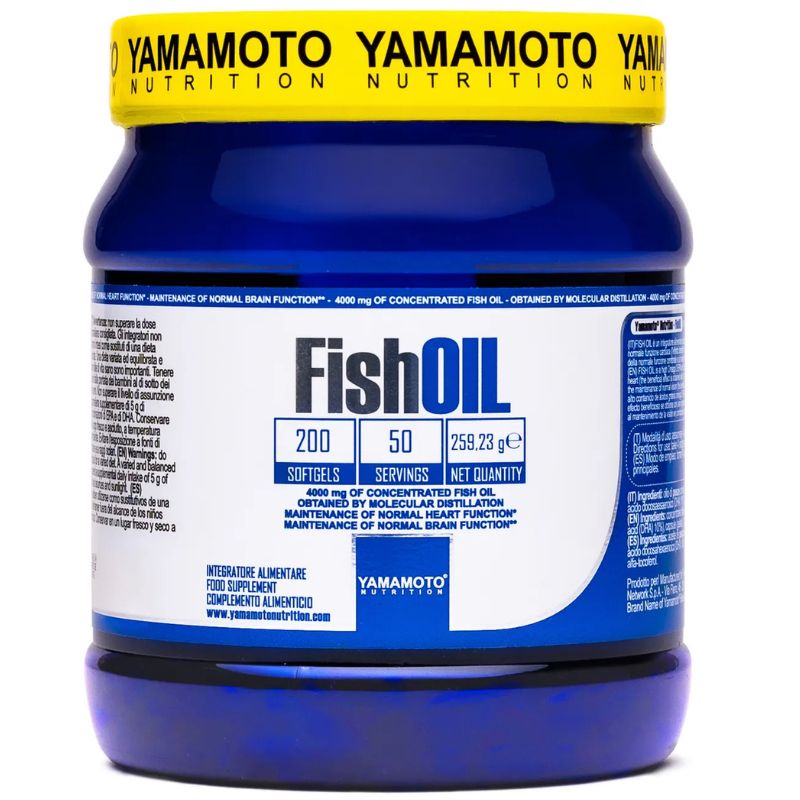 YAMAMOTO NUTRITION FISH OIL 200 SOFTGELS