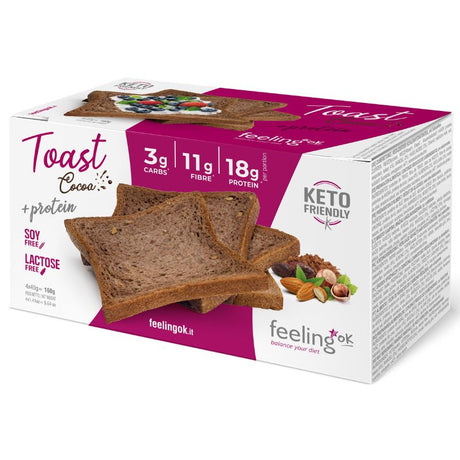 FEELING OK TOAST CACAO START 4 CONFEZIONI DA 40 GRAMMI