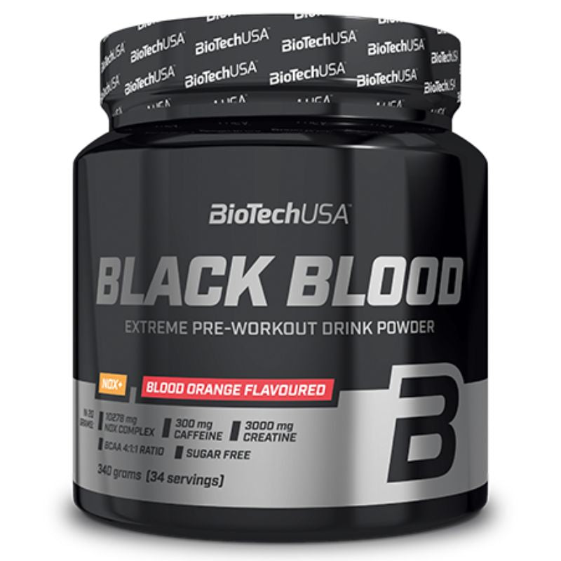 BIOTECH USA BLACK BLOOD NOX+ 340 GRAMMI