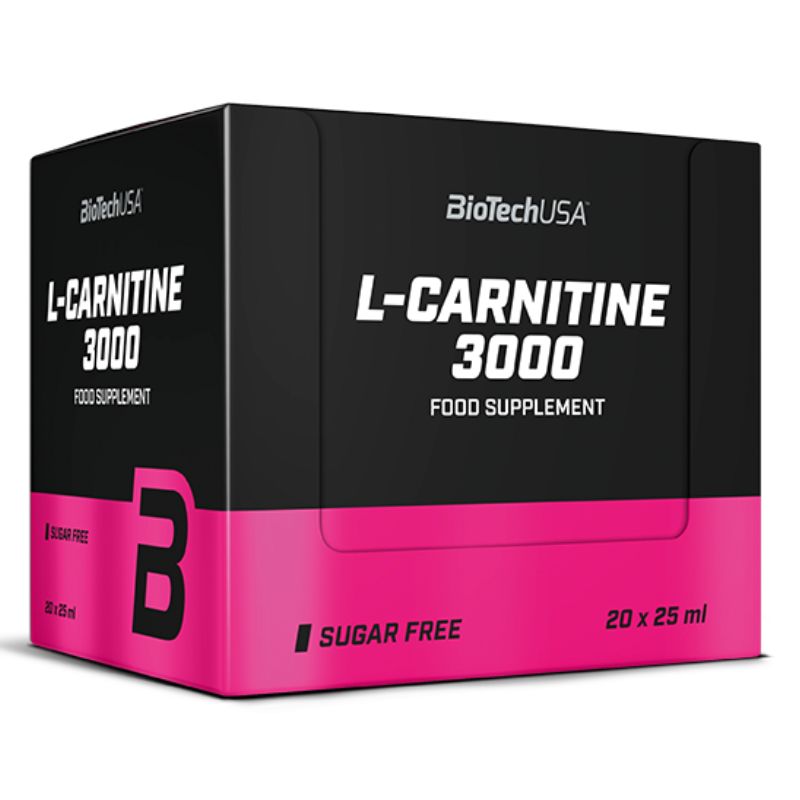 BIOTECH USA L-CARNITINE 3000 20 FIALE DA 25 ML GUSTO ARANCIA