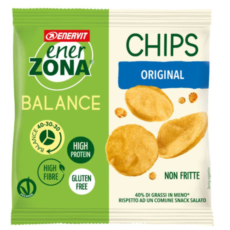 ENERZONA CHIPS 40-30-30 1 BUSTA DA 23 GRAMMI GUSTO CLASSICO