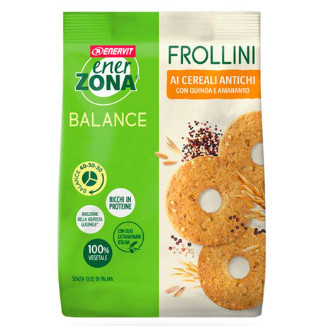 ENERZONA FROLLINI 40-30-30 1 CONFEZIONE DA 250 GRAMMI GUSTO CEREALI ANTICHI