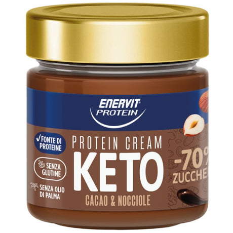 Enervit Protein Cream Keto 180 Grammi Gusto Cacao Nocciola