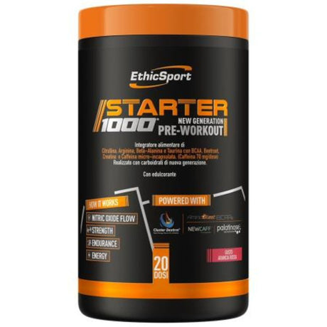EthicSport Starter 1000 Da 400 Grammi Gusto Arancia Rossa