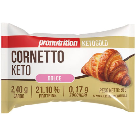PRONUTRITION CORNETTO DOLCE KETO NO CARBO DA 50 GRAMMI