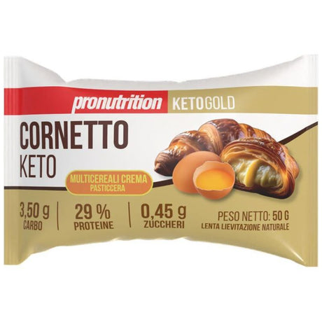 Pronutrition Cornetto Keto Multicereali Ripieno 50 Grammi