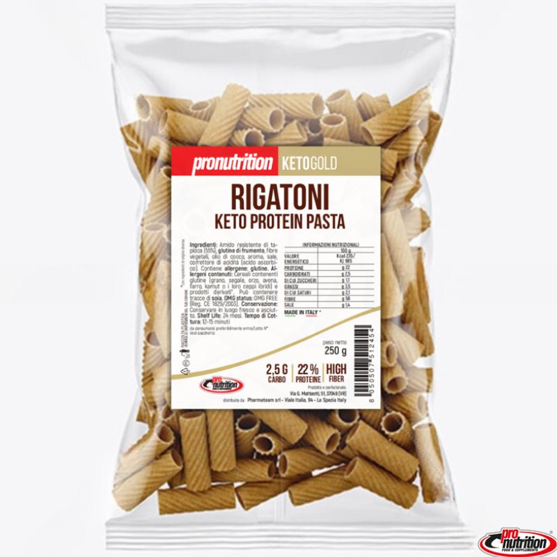 PRONUTRITION RIGATONI KETO PROTEICI 250 GRAMMI
