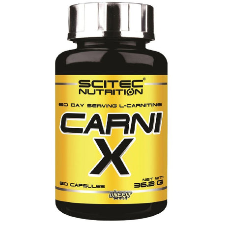 SCITEC Carni X 60 cps. Brucia Grassi Carnitina Tartrato L-carnitina DIMAGRANTE