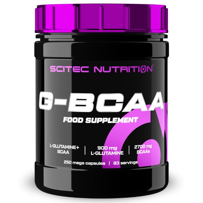 SCITEC NUTRITION G-BCAA Aminoacidi Ramificati Glutammina 250 Capsule