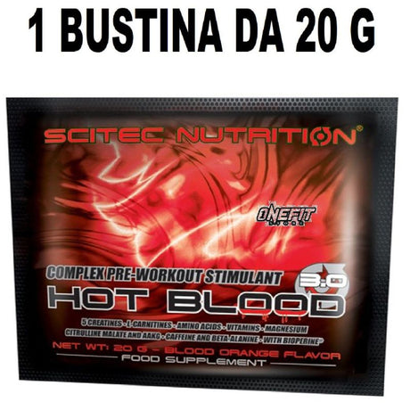 Scitec Nutrition Hot Blood 3.0 Preworkout Creatina Carnitina Arginina Akg