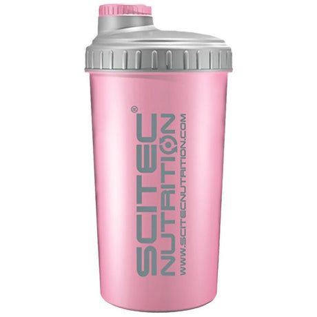 SCITEC NUTRITION SHAKER ROSA CON TAPPO ARGENTO 700 ML