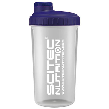 SCITEC NUTRITION SHAKER TRASPARENTE CON TAPPO BLU 700 ML