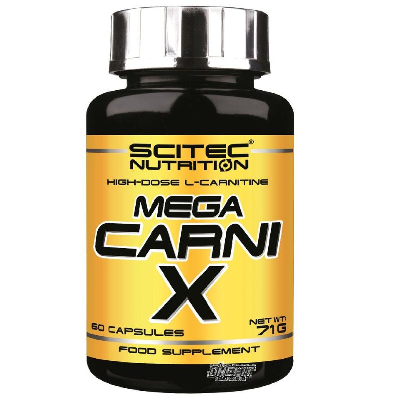 Scitec Nutrition - Mega Carni X - 60 cps. da 1000 mg. Carnitina Tartrato