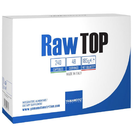 YAMAMOTO NUTRITION RAW TOP 240 CAPSULE