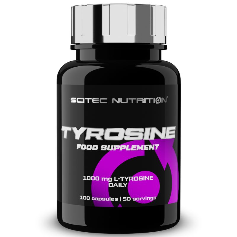 SCITEC NUTRITION Tyrosine 100 cps L-Tirosina Tirosina Aminoacido Pre-Workout