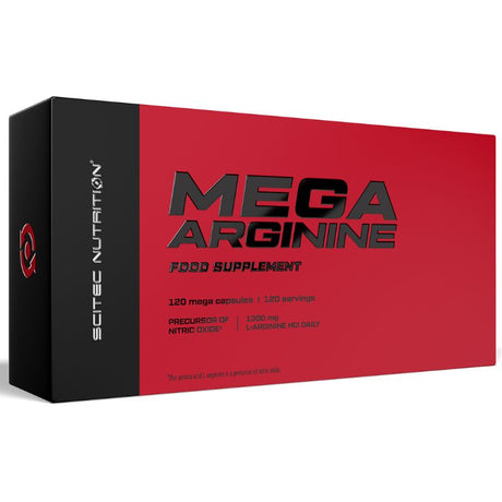 Scitec Nutrition Mega Arginine 120 cps. Arginina in Capsule Ossido Nitrico