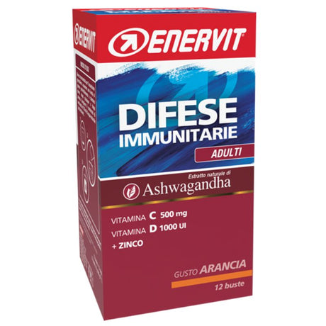 ENERVIT DIFESE IMMUNITARIE ADULTI 12 BUSTE GUSTO ARANCIA